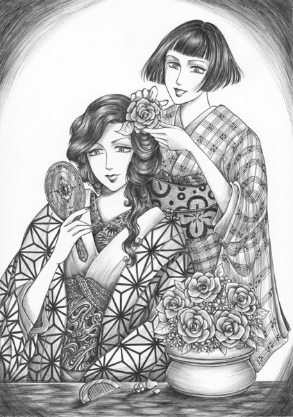 お花の髪飾り.jpg
