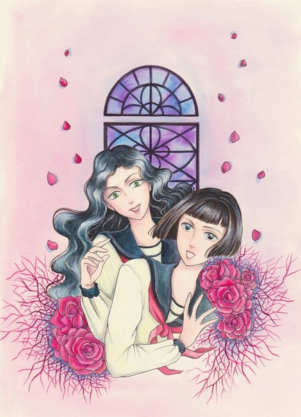 昭和初期女学生漫画カラー.jpg