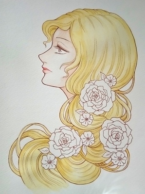 薔薇の髪飾りの乙女メイキング3.JPG
